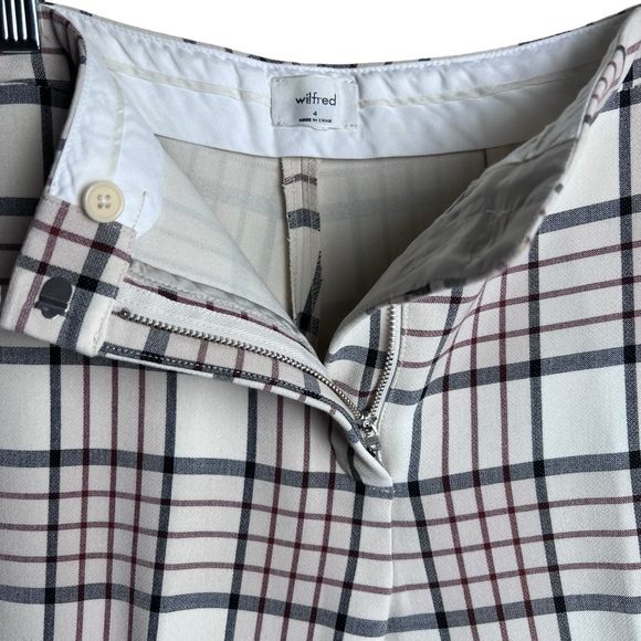 Wilfred x Aritzia Genie Check Pant Size 4 - Picture 9 of 15